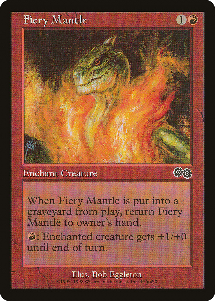 Fiery Mantle (USG-186) - Urza's Saga