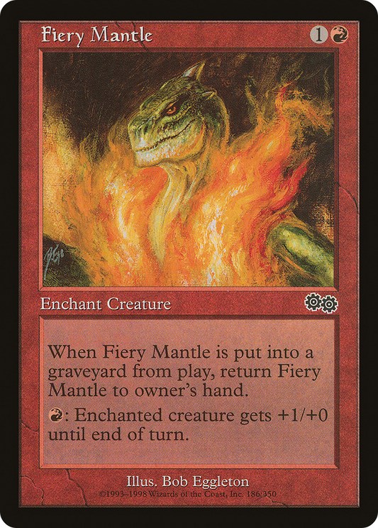 Fiery Mantle (USG-186) - Urza's Saga