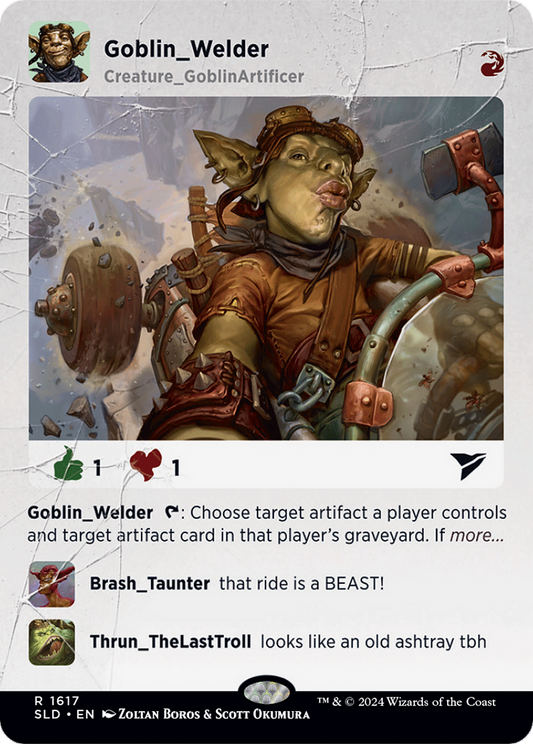Goblin Welder (SLD-1617) - Secret Lair Drop