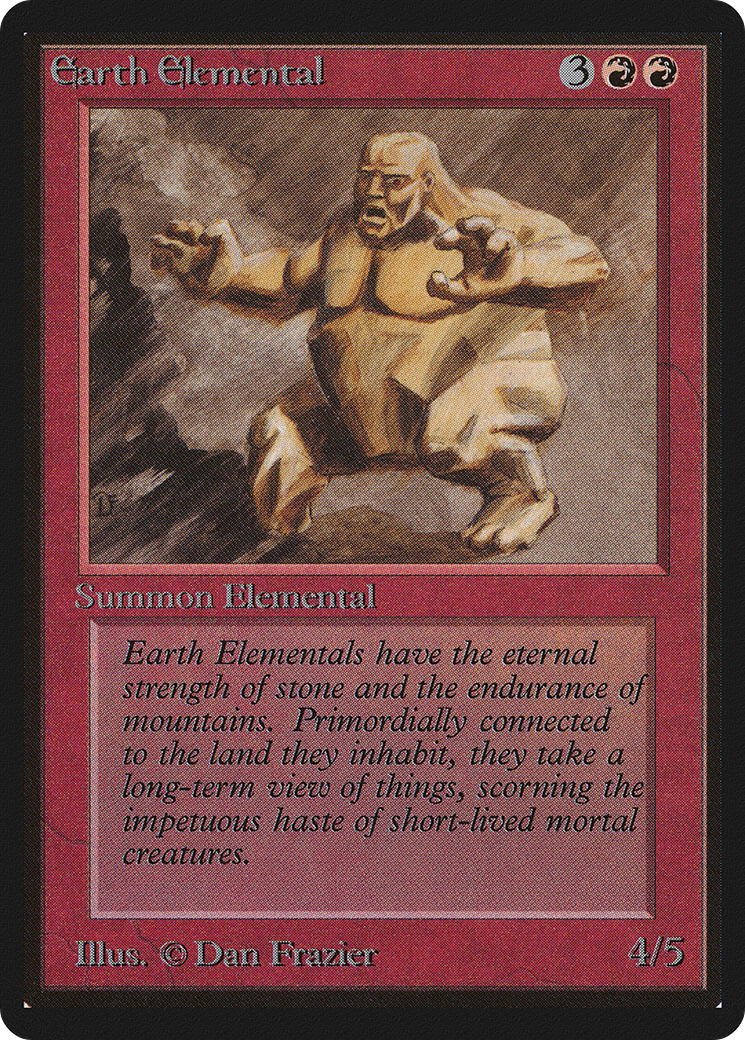 Earth Elemental (LEB-145) - Limited Edition Beta