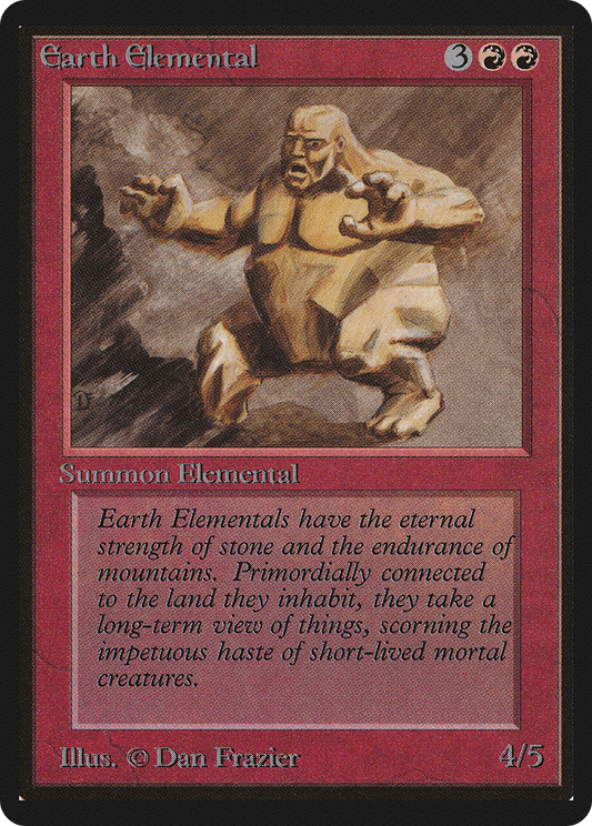 Earth Elemental (LEB-145) - Limited Edition Beta