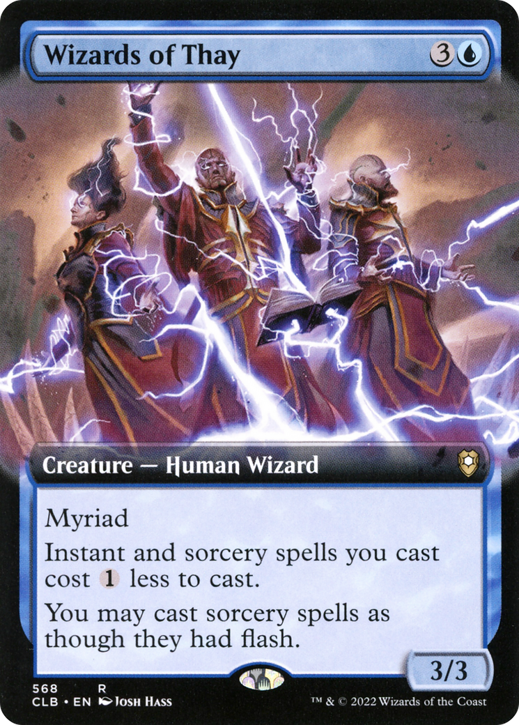 Wizards of Thay (Extended Art)  (CLB-568) - Commander Legends: Battle for Baldur's Gate: (Extended Art)