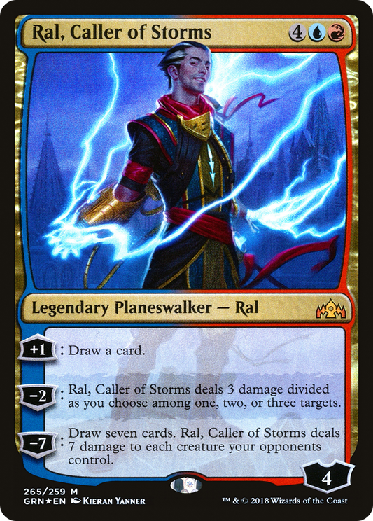 Ral, Caller of Storms (GRN-265) - Guilds of Ravnica Foil