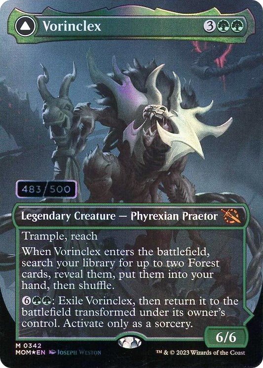 Vorinclex // The Grand Evolution (MOM-342) - March of the Machine (Borderless) Foil