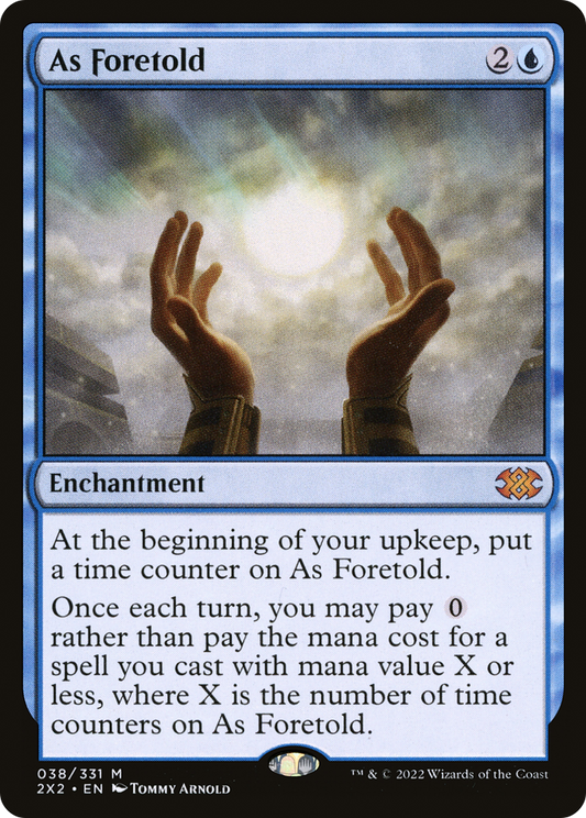 As Foretold (2X2-038) - Double Masters 2022 Foil