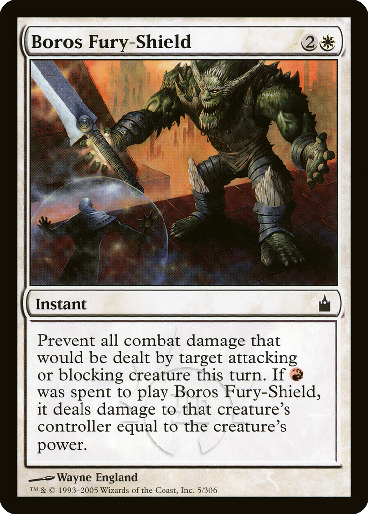 Boros Fury-Shield (RAV-005) - Ravnica: City of Guilds