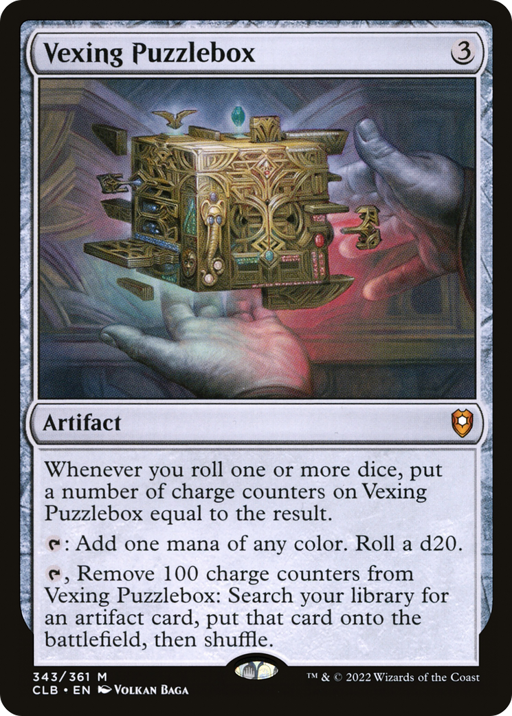 Vexing Puzzlebox (CLB-343) - Commander Legends: Battle for Baldur's Gate Foil