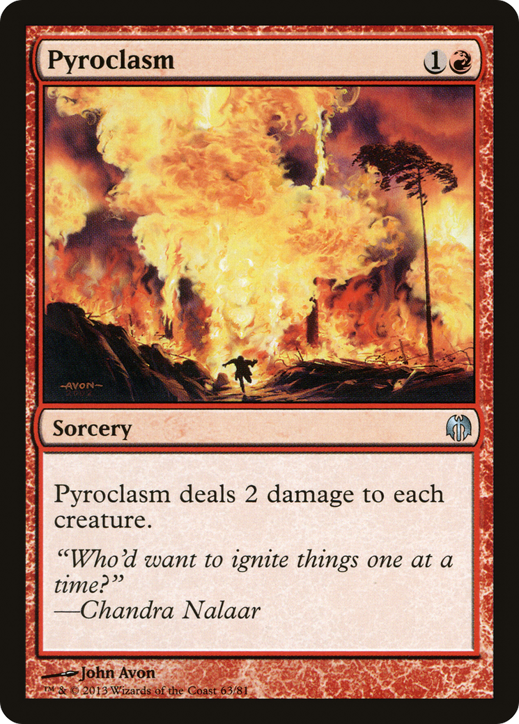 Pyroclasm (DDL-063) - Duel Decks: Heroes vs. Monsters