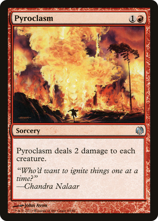 Pyroclasm (DDL-063) - Duel Decks: Heroes vs. Monsters