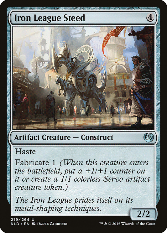 Iron League Steed (KLD-219) - Kaladesh Foil