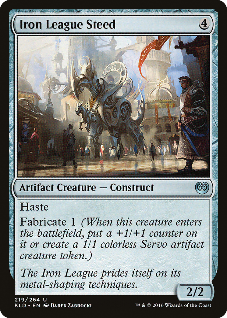 Iron League Steed  (KLD-219) - Kaladesh Foil