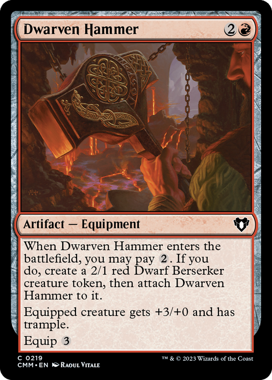 Dwarven Hammer (CMM-219) - Commander Masters