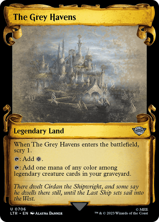 The Grey Havens (LTR-706) - The Lord of the Rings: Tales of Middle-earth: (Showcase) Foil