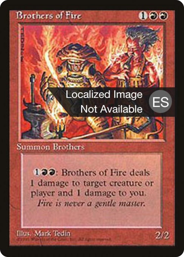 Brothers of Fire (4BB-179) - Fourth Edition Foreign Black Border