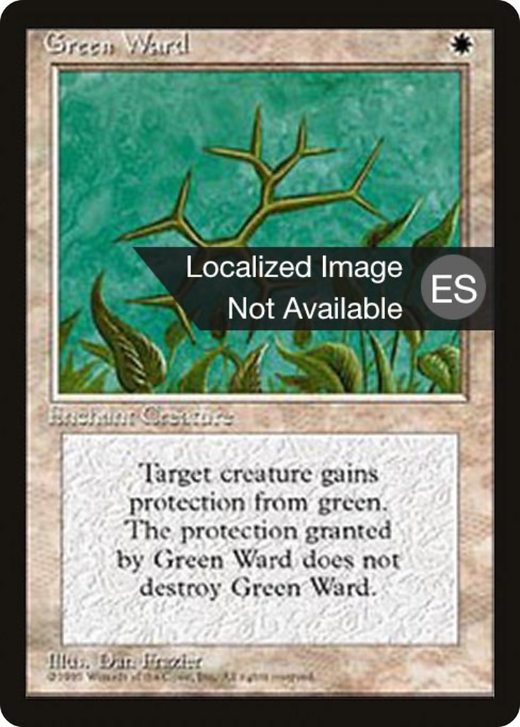 Green Ward (4BB-027) - Fourth Edition Foreign Black Border