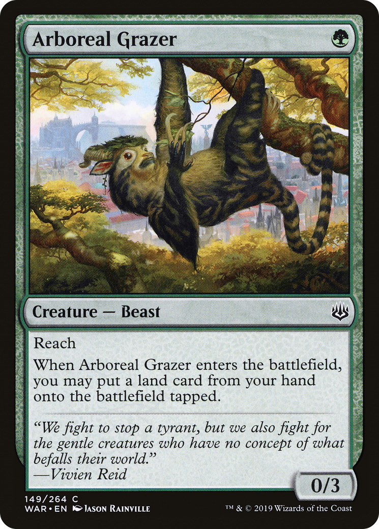 Arboreal Grazer (WAR-149) - War of the Spark