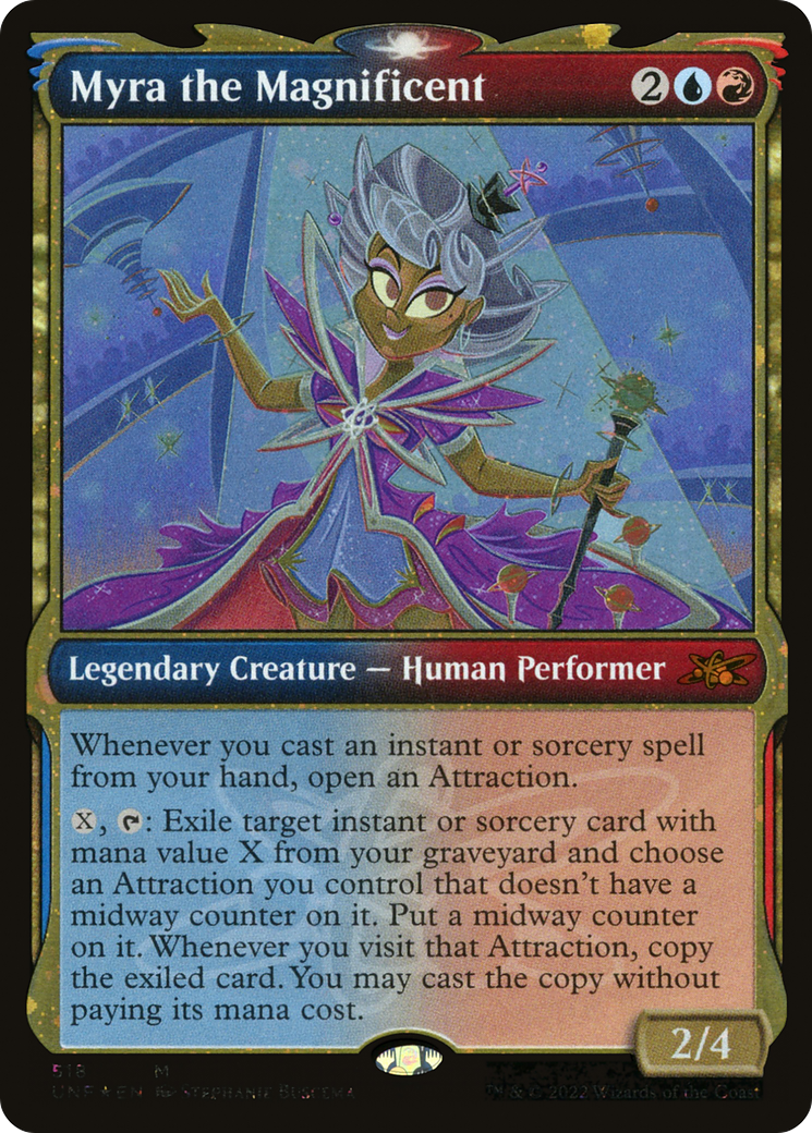 Myra the Magnificent (UNF-518) - Unfinity: (Showcase) Foil