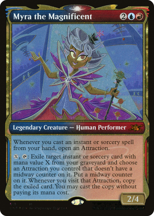 Myra the Magnificent (UNF-518) - Unfinity: (Showcase) Foil