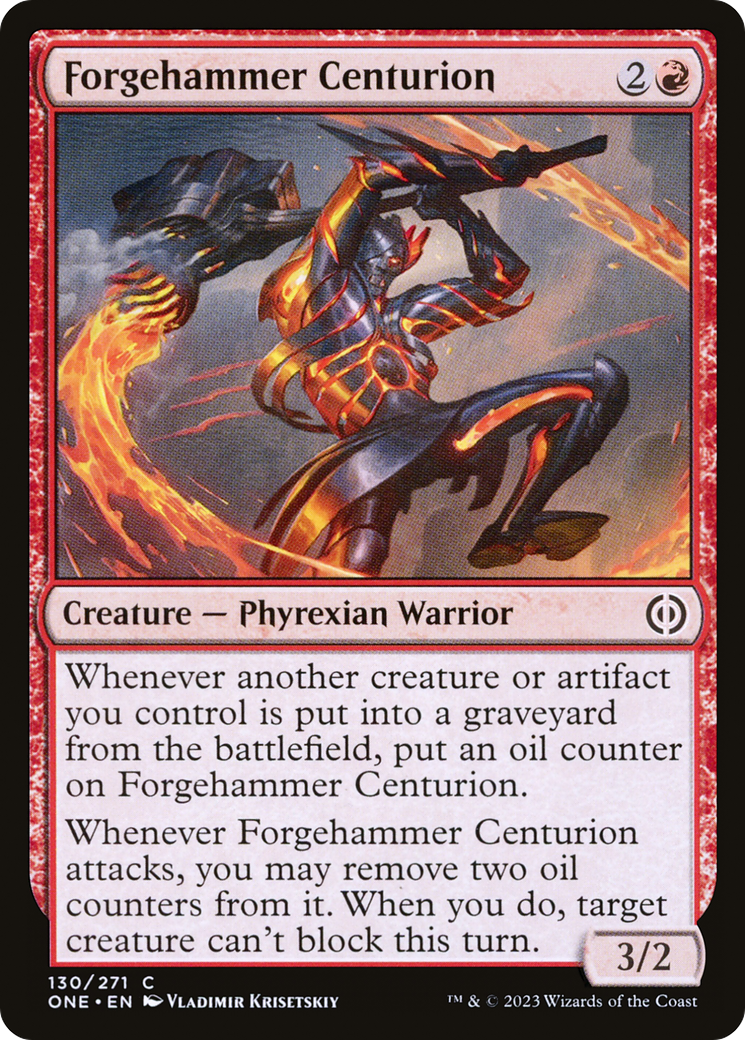 Forgehammer Centurion (ONE-130) - Phyrexia: All Will Be One Foil