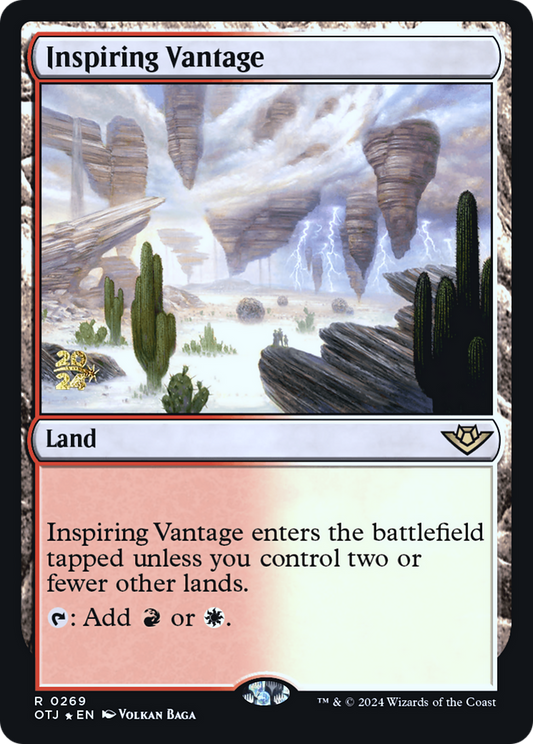 Inspiring Vantage (POTJ-269S) - Outlaws of Thunder Junction Promos Foil