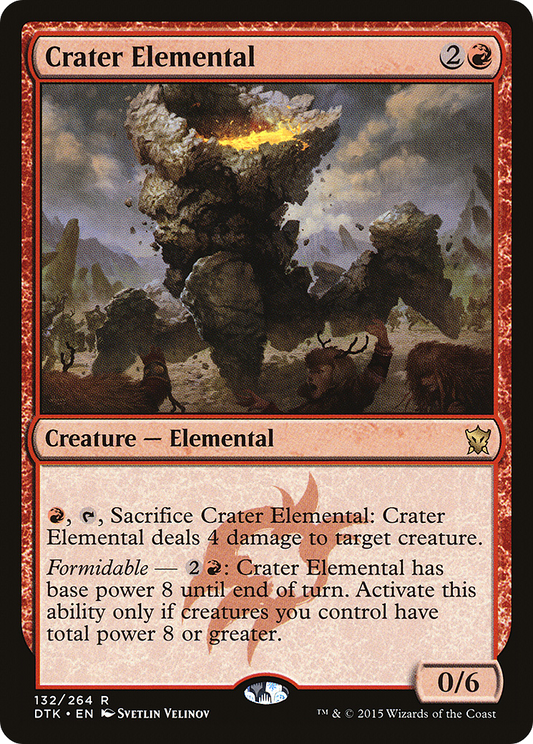 Crater Elemental (DTK-132) - Dragons of Tarkir Foil