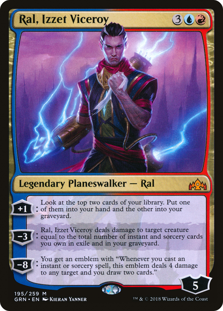 Ral, Izzet Viceroy (GRN-195) - Guilds of Ravnica