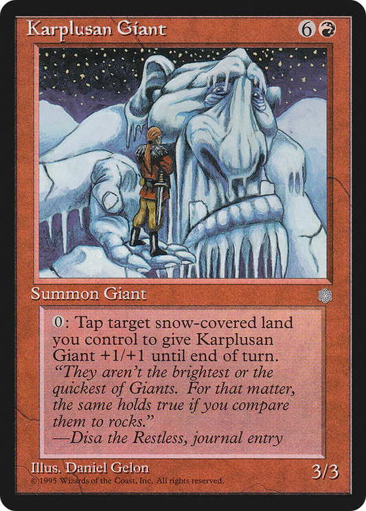 Karplusan Giant (ICE-196) - Ice Age