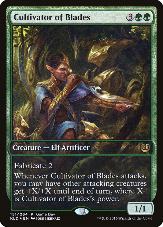 Cultivator of Blades (GAME-151) - Kaladesh Promos Foil