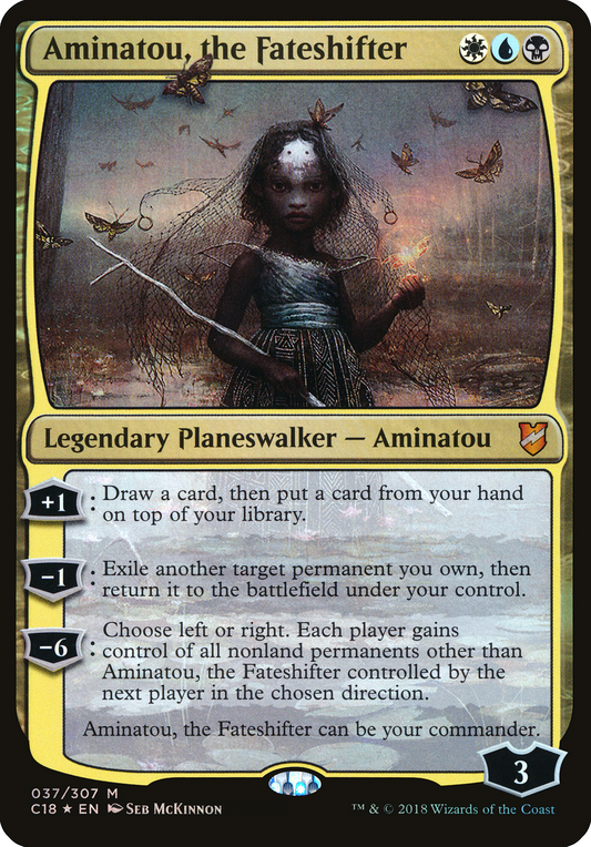 Aminatou, the Fateshifter (OC18-037) - Commander 2018 Oversized Foil