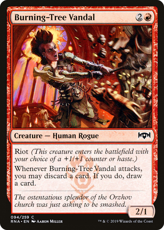 Burning-Tree Vandal (RNA-094) - Ravnica Allegiance Foil