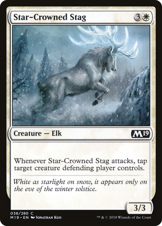 Star-Crowned Stag (M19-038) - Core Set 2019 Foil