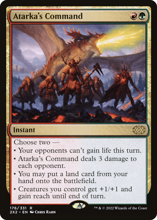 Atarka's Command (2X2-176) - Double Masters 2022 Foil