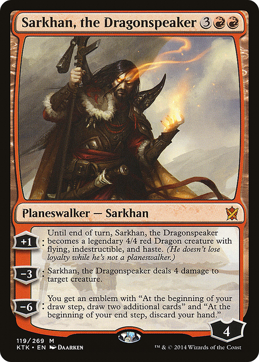 Sarkhan, the Dragonspeaker (KTK-119) - Khans of Tarkir Foil