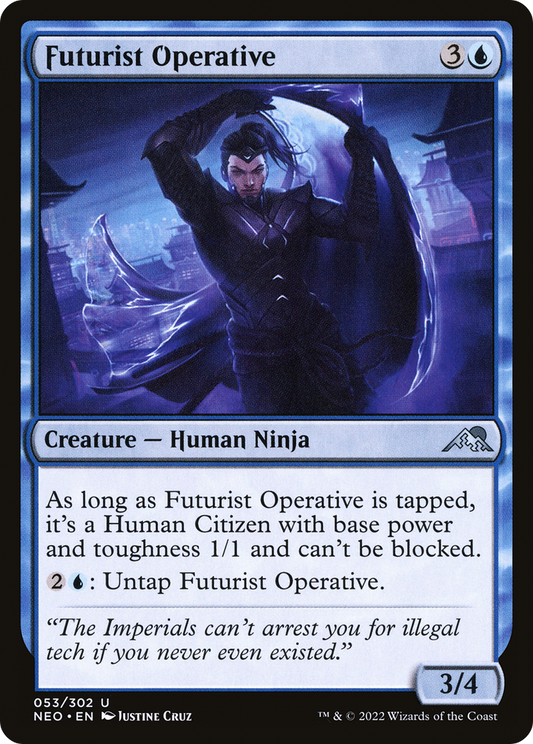 Futurist Operative (NEO-053) - Kamigawa: Neon Dynasty