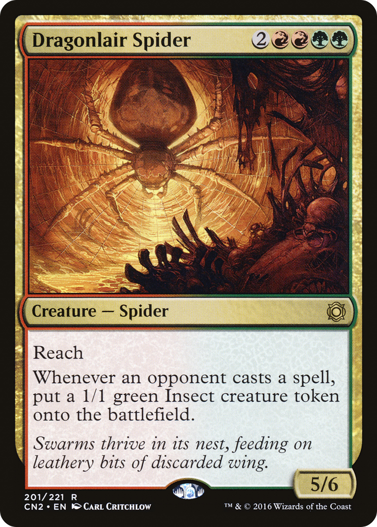 Dragonlair Spider  (CN2-201) - Conspiracy: Take the Crown Foil