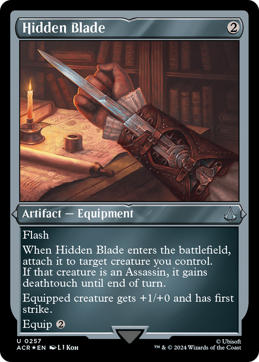 Hidden Blade (ACR-257) - Assassin's Creed Etched Foil