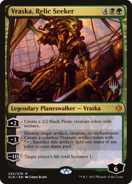 Vraska, Relic Seeker (PXLN-232P) - Ixalan Promos Foil