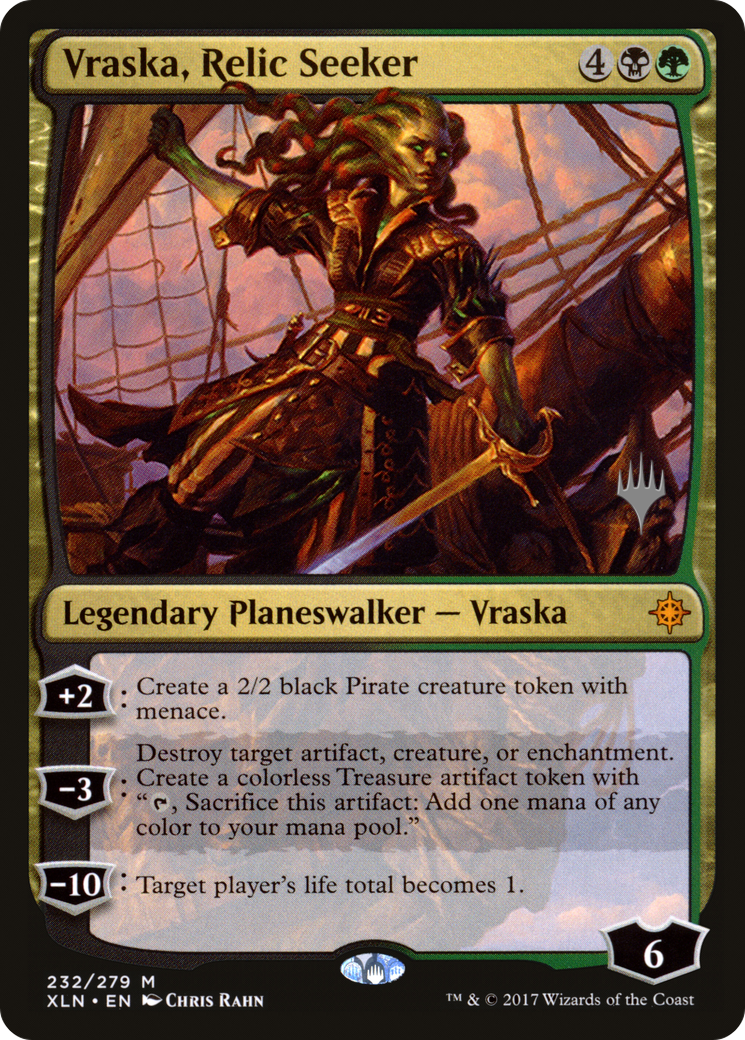 Vraska, Relic Seeker (PXLN-232P) - Ixalan Promos