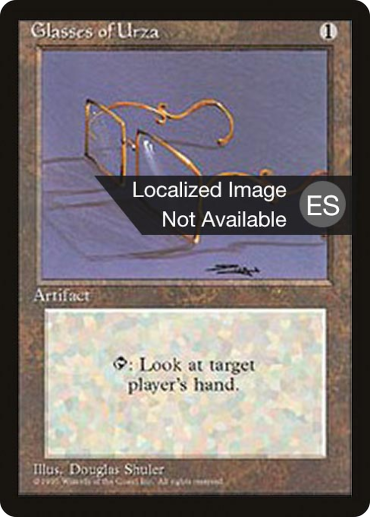 Glasses of Urza (4BB-321) - Fourth Edition Foreign Black Border