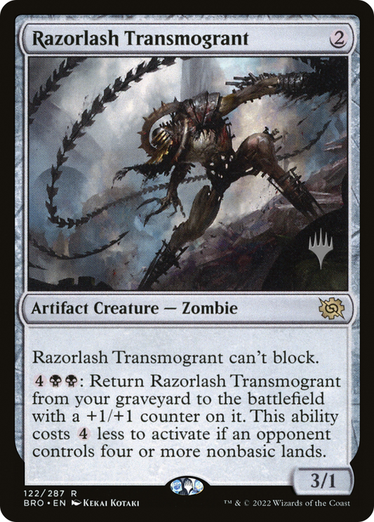 Razorlash Transmogrant (PPBRO-122P) - The Brothers' War Promos (Promo Pack)