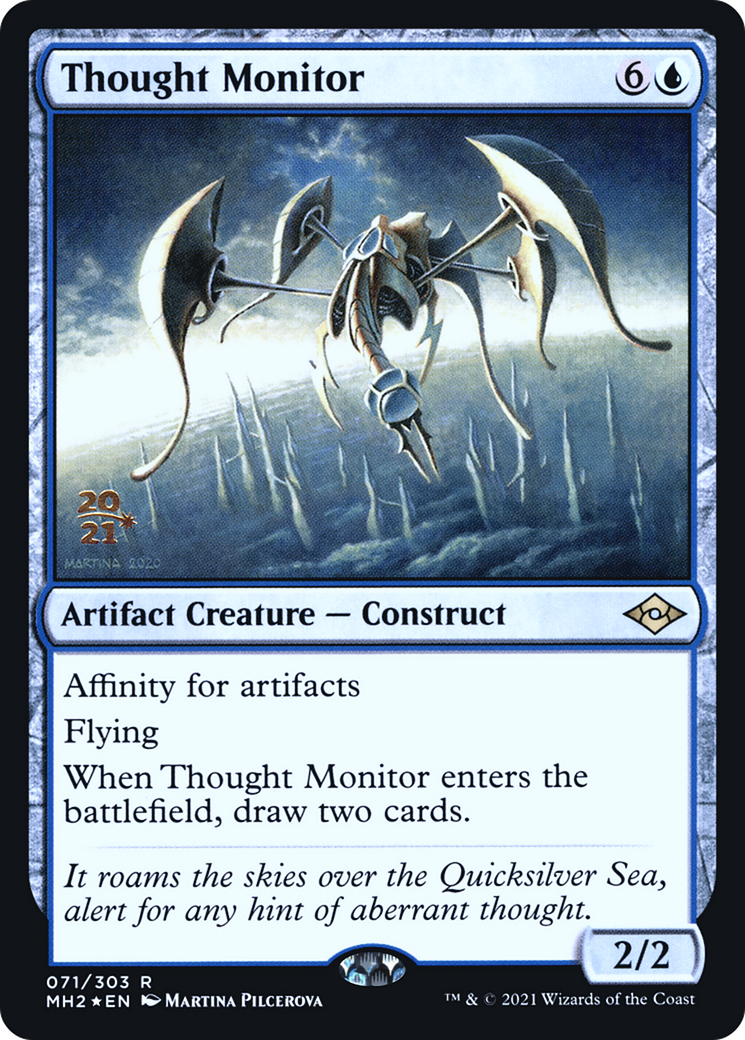 Thought Monitor (PRE-071) - Modern Horizons 2 Promos (Prerelease) Foil