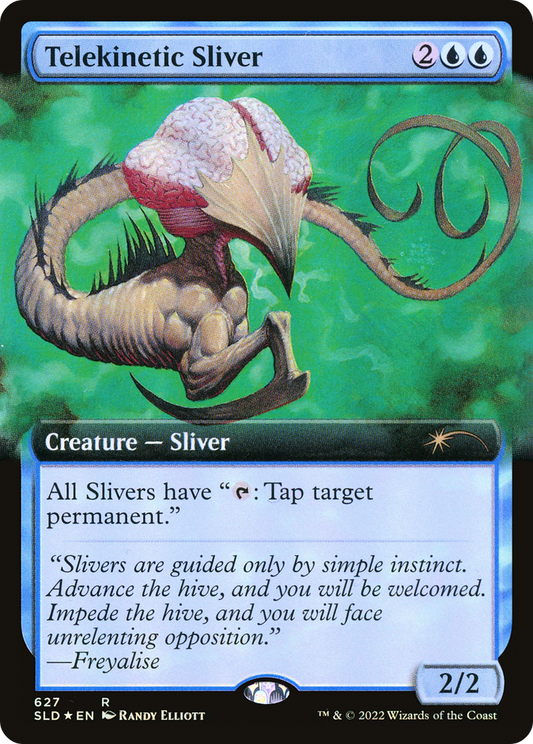 Telekinetic Sliver (SLD-627) - Secret Lair Drop: (Extended Art) Foil