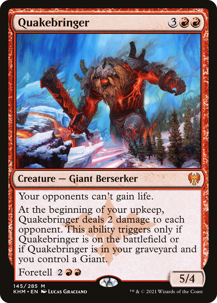 Quakebringer (KHM-145) - Kaldheim Foil