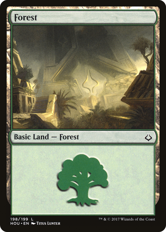 Forest (HOU-198) - Hour of Devastation Foil