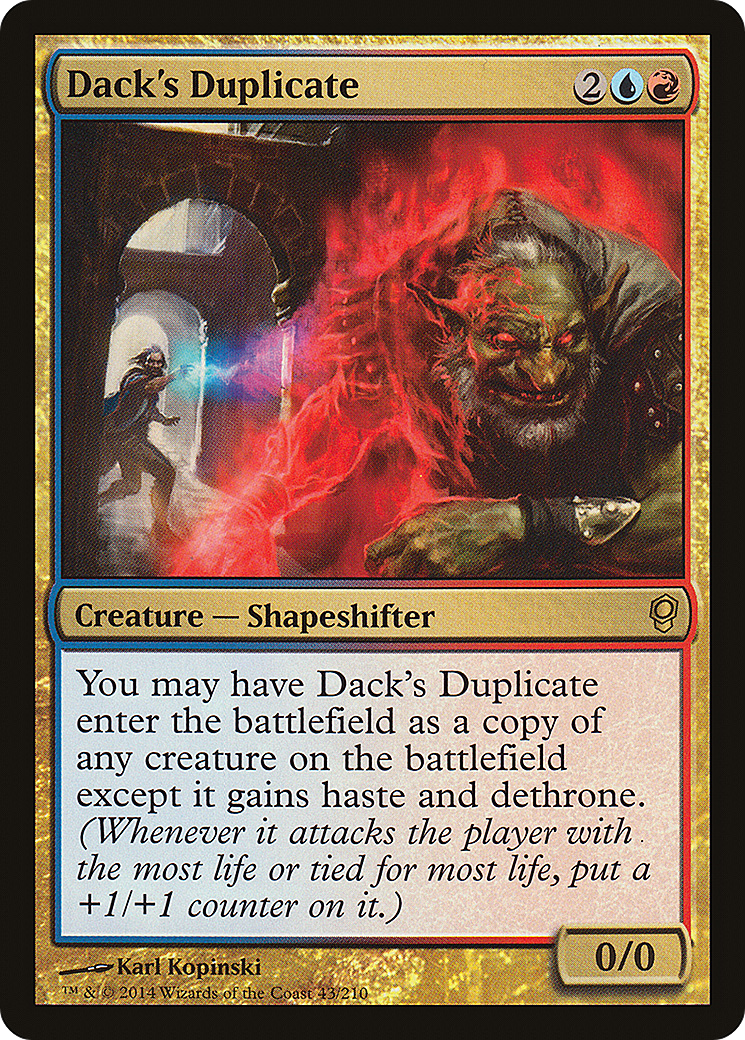 Dack's Duplicate (CNS-043) - Conspiracy Foil