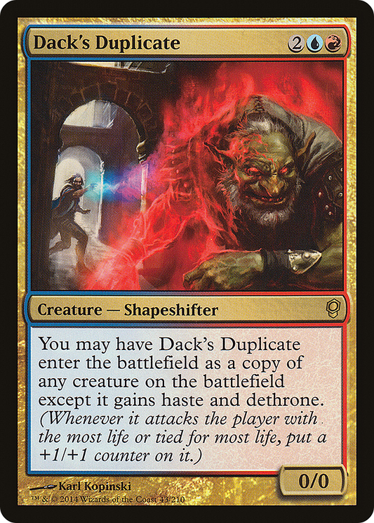 Dack's Duplicate (CNS-043) - Conspiracy Foil