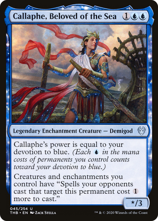 Callaphe, Beloved of the Sea (THB-045) - Theros Beyond Death Foil