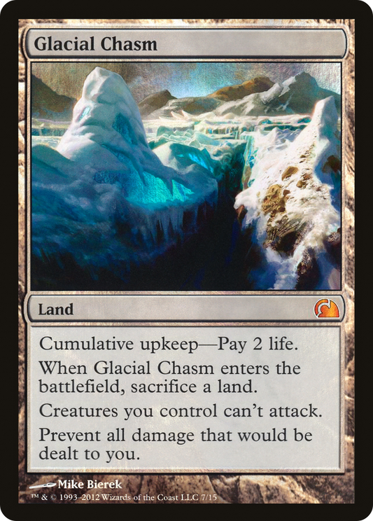 Glacial Chasm (V12-007) - From the Vault: Realms Foil