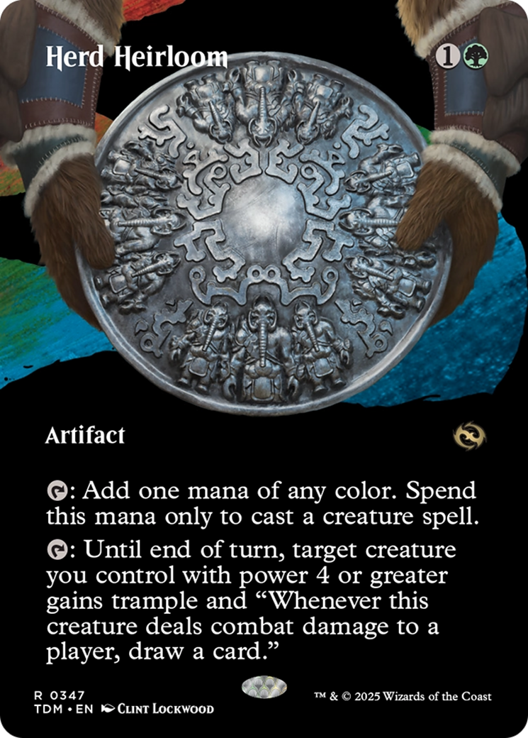 Herd Heirloom  (Borderless)(TDM-347) - Tarkir: Dragonstorm: (Showcase) Foil