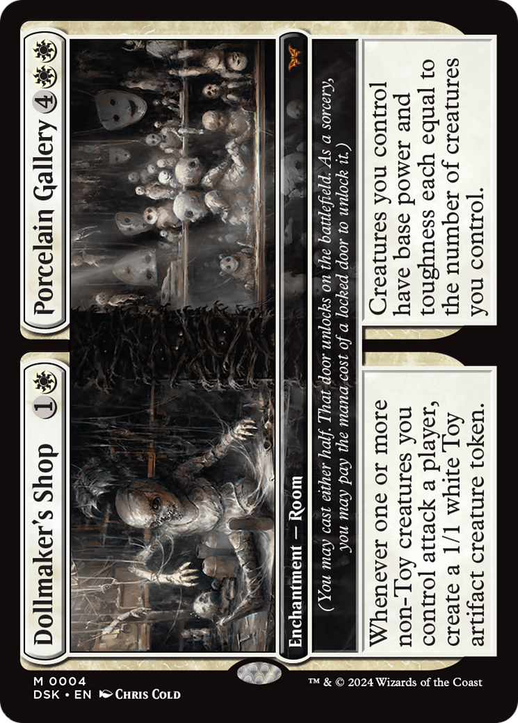 Dollmaker's Shop // Porcelain Gallery (DSK-004) - Duskmourn: House of Horror Foil